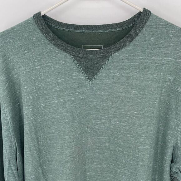 Sonoma Goods For Life Mens Crew Neck Pullover Long Sleeve T-Shirt Sage Green 2XL - Picture 2 of 5